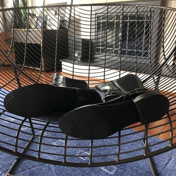 Calvin Klein knee high leather riding boots NEW nw - Picture 8 of 8